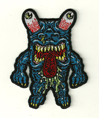 KARL PATCH iron on ready embroidered color