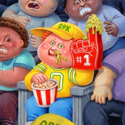 Rootin’ ruben final art - garbage pail kids 2017 jay lynch tribute set