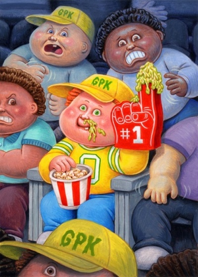 Rootin’ RUBEN Final Art - Garbage Pail Kids 2017 Jay Lynch Tribute Set