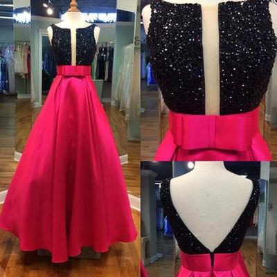 509 charming satin prom dress,beading evening dress,noble prom dress ,a-line prom dress