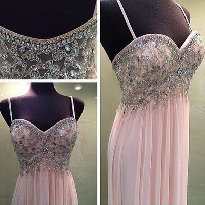 Chiffon beading charming prom dress,beading evening dress,sexy prom dress ,a-line prom dress z515