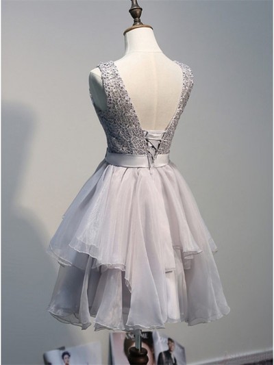Charming Beading Short Prom Dress,Homecoming Dress,Graduation Dress F25