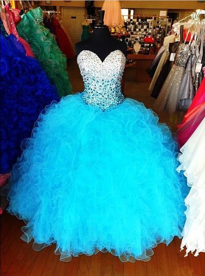 Real Made Sweetheart Ball Gown Long Tulle Quinceanera Dress/Prom Gown BG04