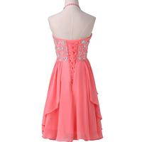 Simple A-Line Short/Mini Prom Dress,Homecoming Dress,Graduation Dress,Party Dress F50 - Thumbnail 2