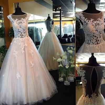 Wd23 lace a-line wedding dresses,wedding dress custom made wedding gown,