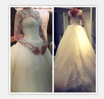 WD25 Long Sleeve Lace Charming Wedding Dresses,Wedding Dress Custom Made Wedding Gown,