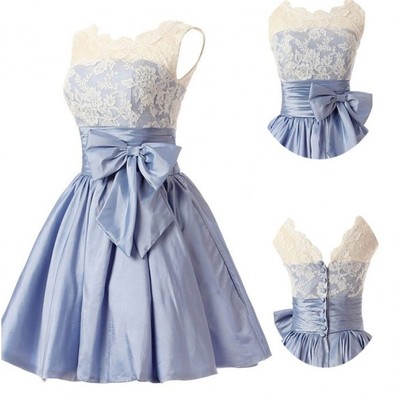 Lace a-line short/mini prom dress,homecoming dress,graduation dress,party dress f55