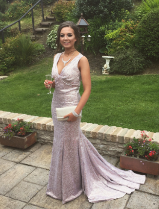 V-Neck Mermaid Real Made Prom Dresses,Evening Gowns,Evening Dress,BG28