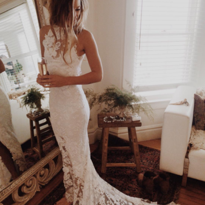 Wd33 mermaid lace backless long wedding dresses,wedding dress custom made wedding gown,
