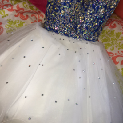 Sweetheart pretty beading real made a-line short/mini prom dress,homecoming dress,graduation dress,party dress f70