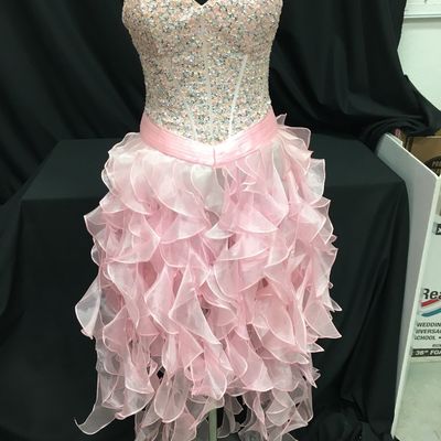 Sweetheart beading real made a-line short/mini prom dress,homecoming dress,graduation dress,party dress f73