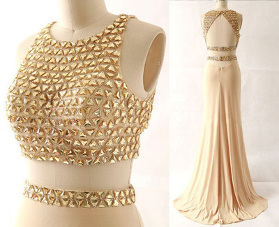 Charming Real Made Beading Prom Dresses,Evening Gowns,Evening Dress,BG48