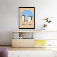 New York, city art, city, digital, illustration, art print - Thumbnail 3