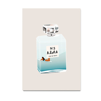 No5 Aloha, hawaii, aloha, perfume, summer, beauty, digital, illustration, art print - Thumbnail 4