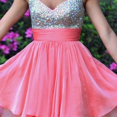 Beading a-line homecoming dress,short prom dresses,cocktail dress,homecoming dress,graduation dress,party dress f101