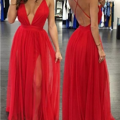 Backless sexy long prom dress,evening dress,charming prom dresses,bg98