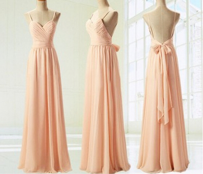 Simple Charming Chiffon Long Prom Dress,Evening Dress,Charming Prom Dresses,BG92