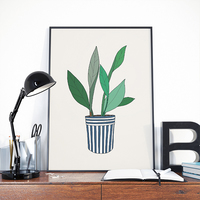Plant Series1, plant, green, digital, illustration, art print - Thumbnail 1
