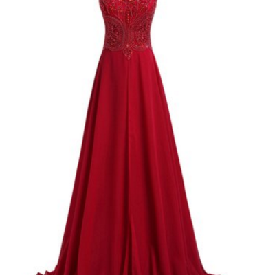Halter a-line beading backless long prom dress,evening dress,charming prom dresses,bg140