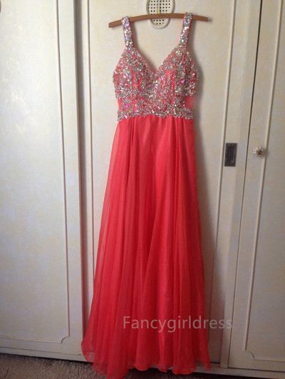 Charming Beading Backless Long Prom Dress,Evening Dress,Prom Dresses,BG142