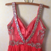 Charming Beading Backless Long Prom Dress,Evening Dress,Prom Dresses,BG142 - Thumbnail 3