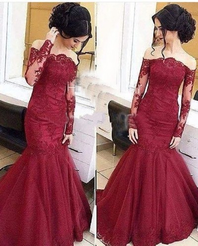 Mermaid Charming Custom Made Long Prom Dress,Evening Dress,Prom Dresses,BG150