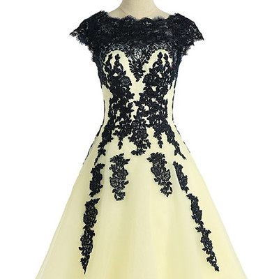 Appliques black homecoming dress,short prom dresses,cocktail dress,homecoming dress,graduation dress,party dress,short homecoming dress f185