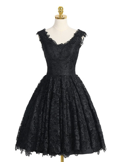 Black Lace Homecoming Dress,Short Prom Dresses,Cocktail Dress,Homecoming Dress,Graduation Dress,Party Dress,Short Homecoming Dress F187