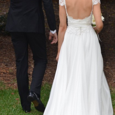 Wd42 backless wedding dresses,wedding dress,custom made wedding gown,