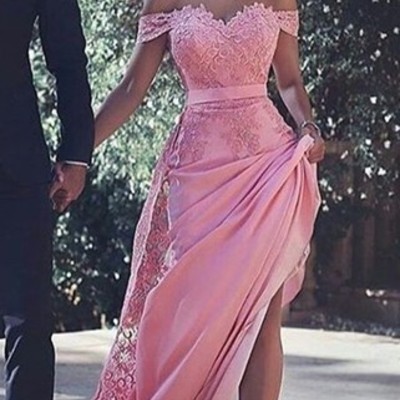 Off the shoulder lace sexy long prom dress,evening dress,prom dresses,bg185