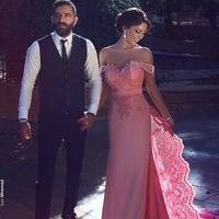 Off the shoulder Lace Sexy Long Prom Dress,Evening Dress,Prom Dresses,BG185 - Thumbnail 3