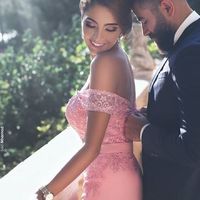 Off the shoulder Lace Sexy Long Prom Dress,Evening Dress,Prom Dresses,BG185 - Thumbnail 4