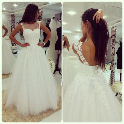 Wd45 lace wedding dresses,wedding dress,custom made wedding gown,