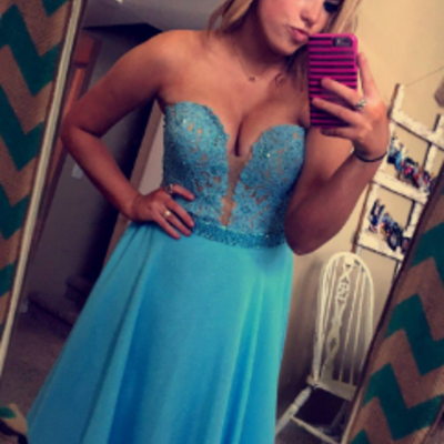 Sweetheart chiffon long prom dress,evening dress,prom dresses,bg213