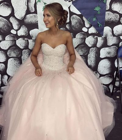 Sweetheart Beading Long Prom Dress,Prom Dress,Evening Dress,Prom Dresses,BG234
