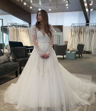 WD51 Long Sleeve Wedding Dresses,Wedding Dress,Custom Made Wedding Gown,