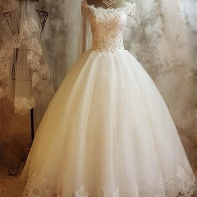 Wd53 charming beading wedding dresses,wedding dress,custom made wedding gown,