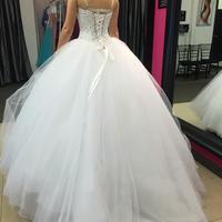 WD58 Spaghetti Straps Wedding Dresses,Wedding Dress,Custom Made Wedding Gown, - Thumbnail 1