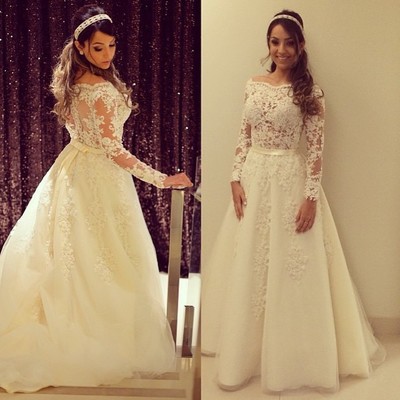 Wd63 lace a-line wedding dresses,wedding dress,custom made wedding gown,