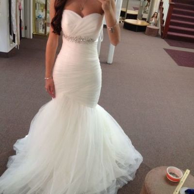 Wd36 mermaid beading charming wedding dresses,wedding dress custom made wedding gown,