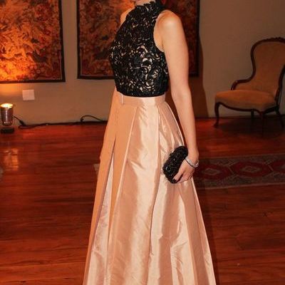 A-line lace charming long prom dress,evening dress,charming prom dresses,bg113