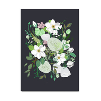 Romantic Garden, flower, floral, blossom, digital, illustration, art print - Thumbnail 4