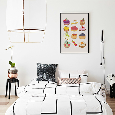 Sweet sweet sweet, cake, food, kitchen, digital, illustration, art print