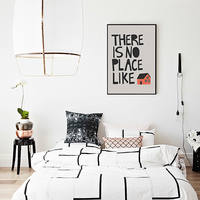 There is no place like home, quotes, typography, digital, illustration, art print - Thumbnail 3