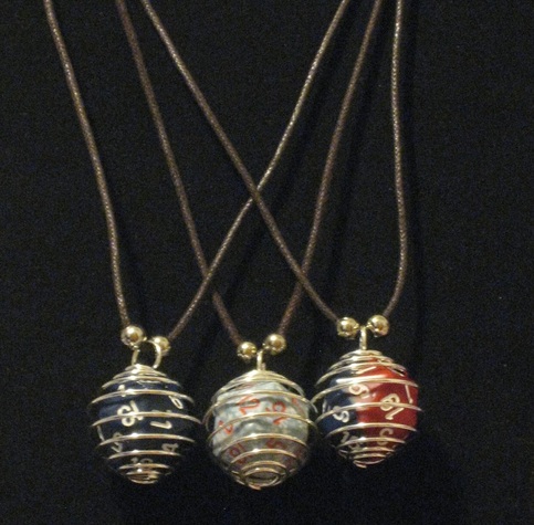 d20 Spiral Necklace