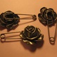 Bronzed Flower Brooch - Thumbnail 2