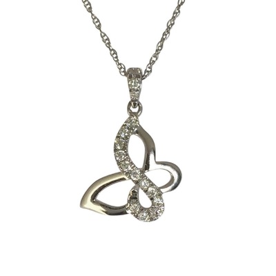 Kwiat diamond butterfly pendant necklace