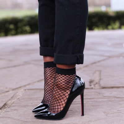 Cara fishnet socks