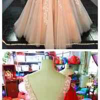 lace prom dresses,formal gowns,banquet dresses,sweet 16 dresses - Thumbnail 2