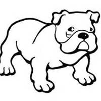 Bull dog puppy outdoor vinyl decal sticker ready to apply handmade - Thumbnail 2
